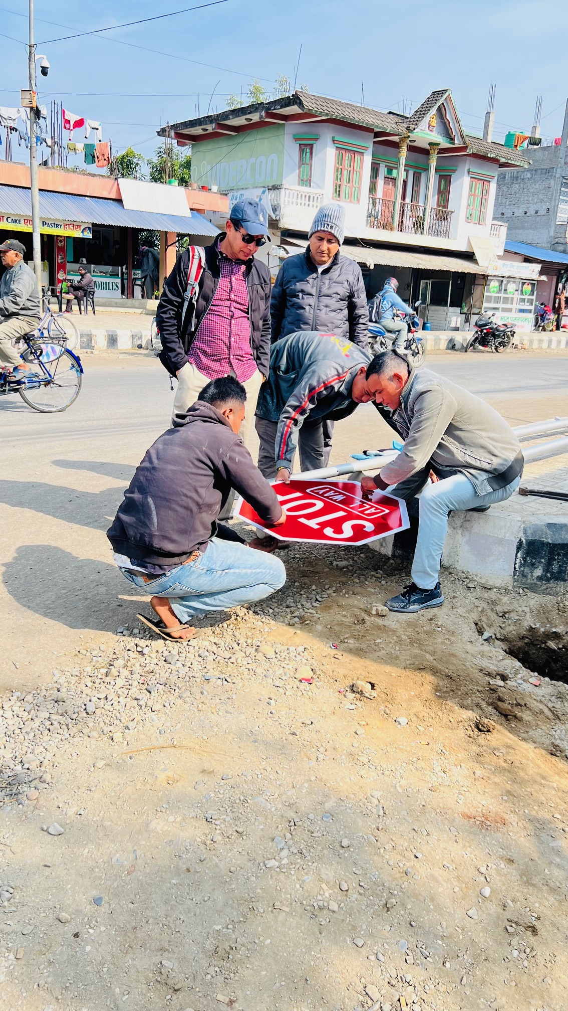 Padampur Marg signage
